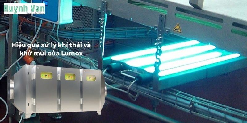 Hiệu quả xử lý khí thải và khử mùi của Lumox
