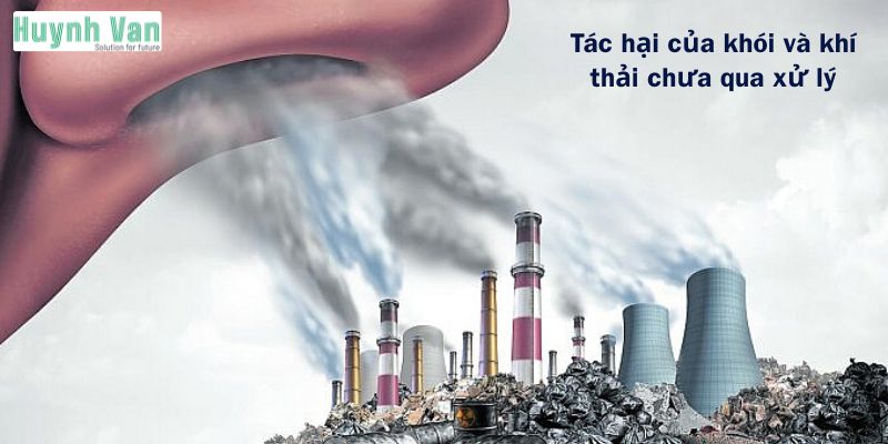 Tác hại của khói và khí thải chưa qua xử lý