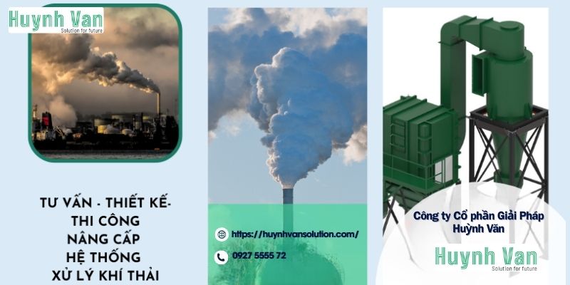 Quy trình tư vấn và thiết kế hệ thống xử lý khí thải tại Huỳnh Văn Solution