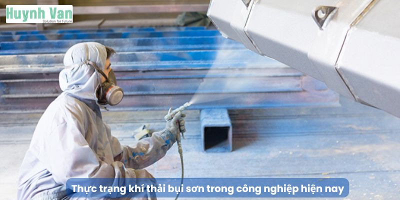 Thực trạng khí thải bụi sơn trong công nghiệp hiện nay