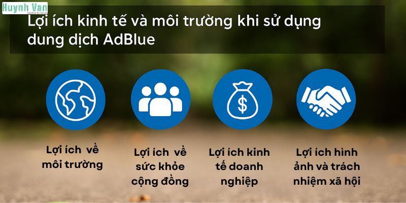 Lợi ích kinh tế và môi trường khi sử dụng dung dịch AdBlue