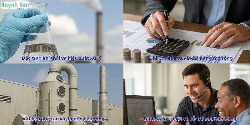 Tiêu chí lựa chọn thiết bị xử lý khí thải hiệu quả cho nhà máy