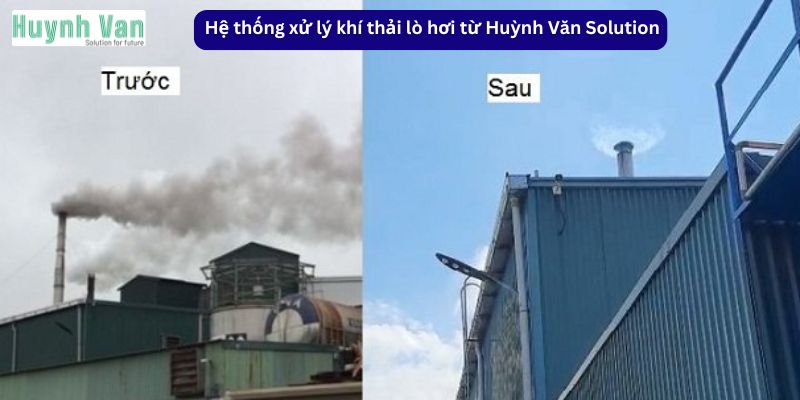 Thi công, lắp đặt và kiểm định hệ thống xử lý khí thải lò hơi từ Huỳnh Văn Solution