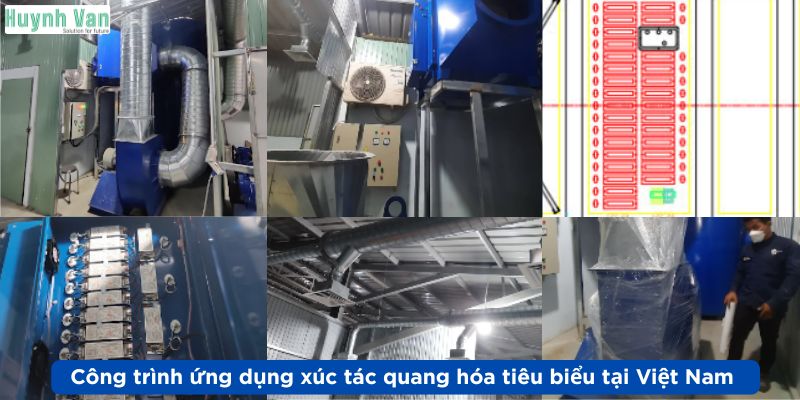 Các công trình ứng dụng xúc tác quang hóa tiêu biểu tại Việt Nam