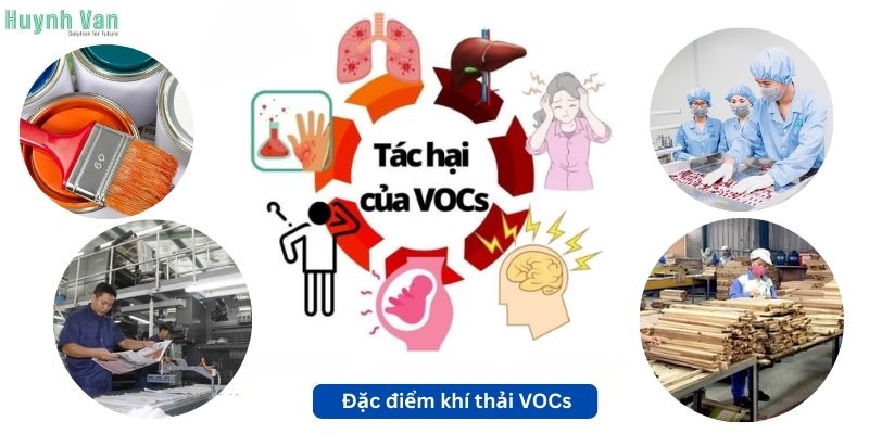 Đặc điểm khí thải VOCs trong các ngành công nghiệp