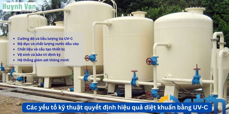 Các yếu tố kỹ thuật quyết định hiệu quả diệt khuẩn bằng UV-C