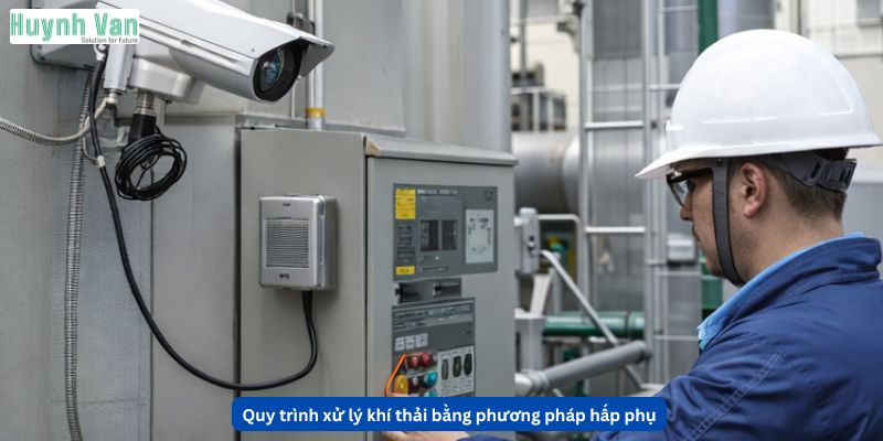 Quy trình xử lý khí thải bằng phương pháp hấp phụ
