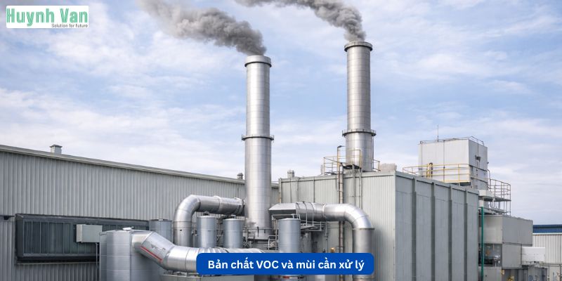 Bản chất VOC và mùi cần xử lý trong sản xuất công nghiệp