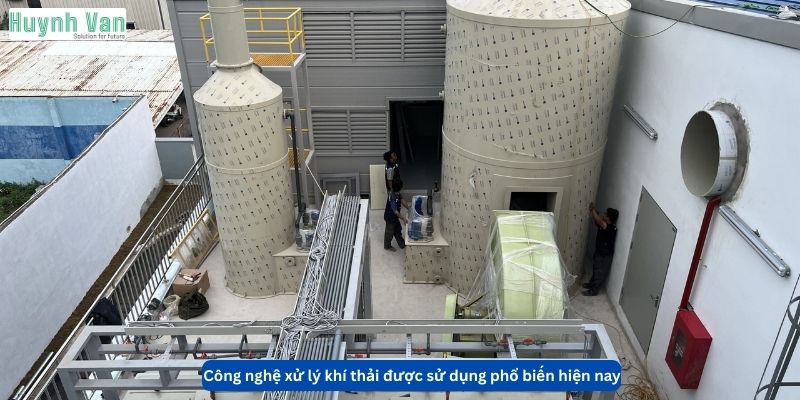 công nghệ xử lý khí thải được sử dụng phổ biến