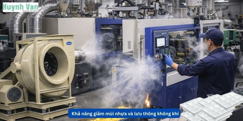 Khả năng giảm mùi nhựa và lưu thông không khí