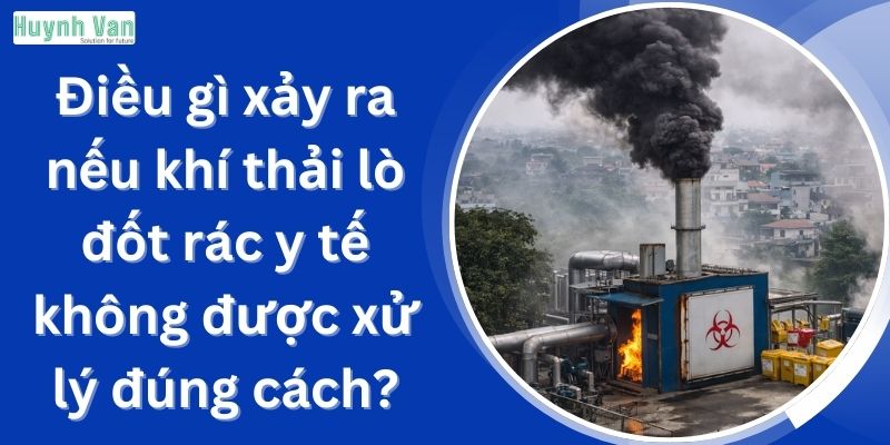 Điều gì xảy ra nếu khí thải lò đốt rác y tế không được xử lý đúng cách?