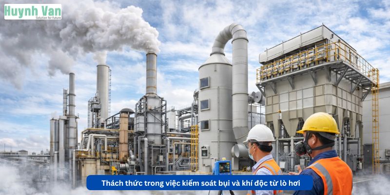 Thách thức trong việc kiểm soát bụi và khí độc từ lò hơi