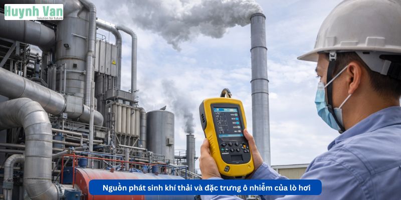 Nguồn phát sinh khí thải và đặc trưng ô nhiễm của lò hơi